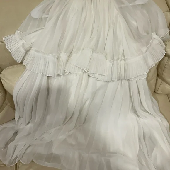 CHLOE girls chiffon pleated dress size 10 Dresses